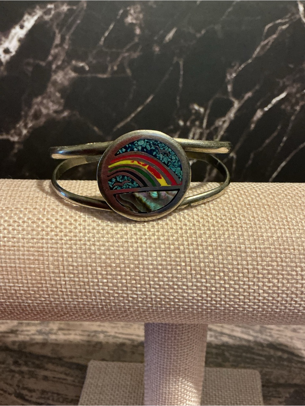 Vintage Mexico Split Cuff Bracelet